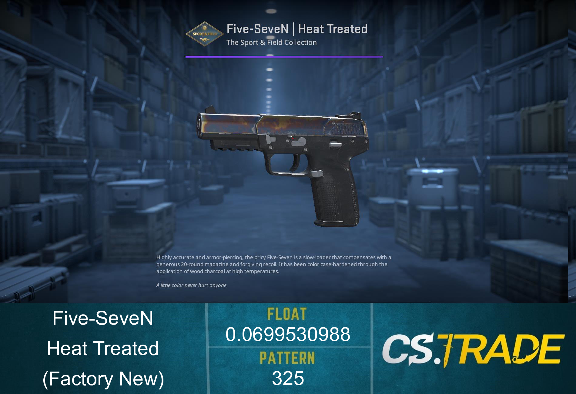 Five-SeveN | Heat Treated (Factory New) Screenshot