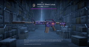 M4A1-S | Black Lotus (Minimal Wear) Screenshot