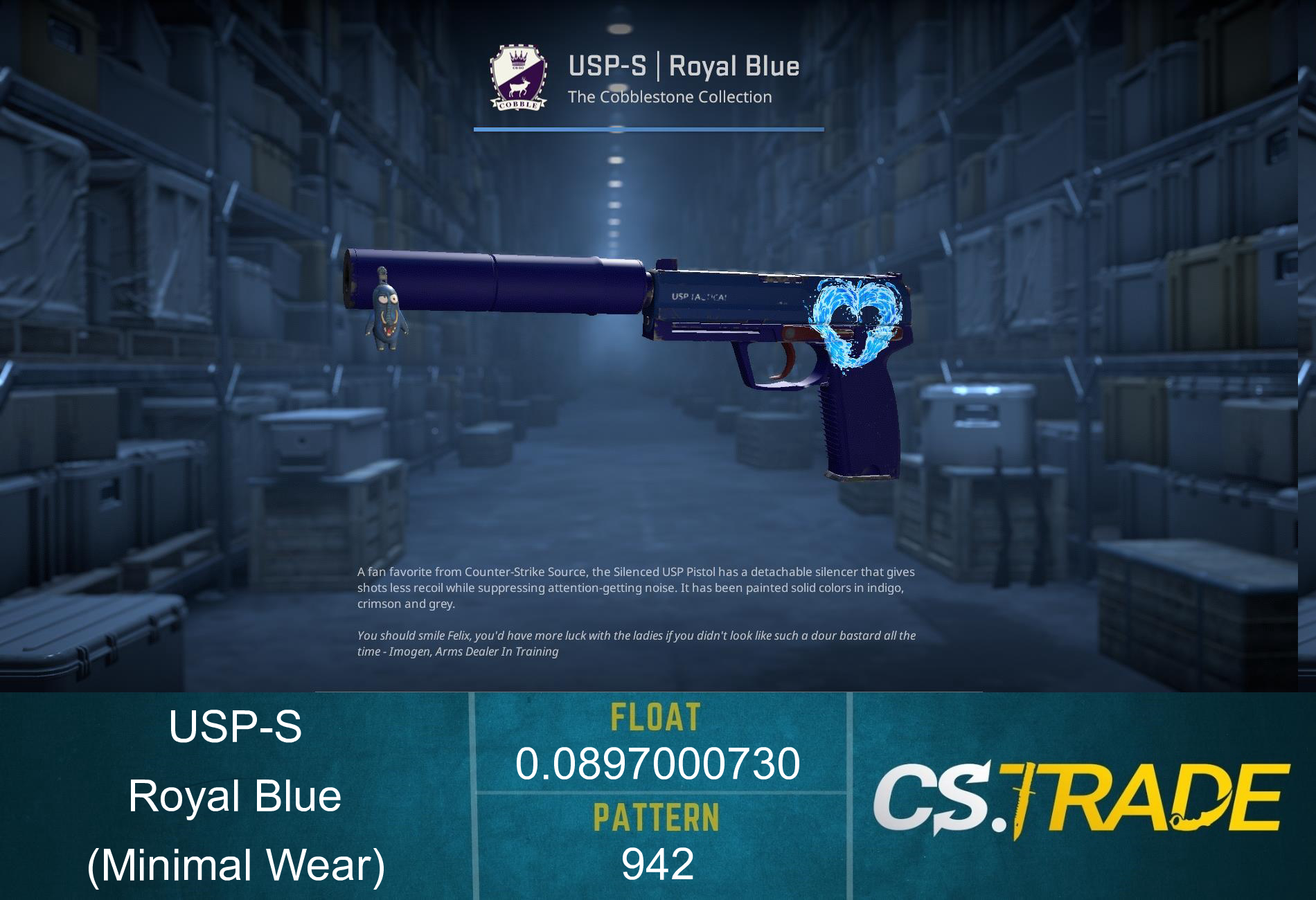 USP-S | Royal Blue (Factory New) Screenshot