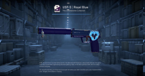 USP-S | Royal Blue (Minimal Wear) Screenshot