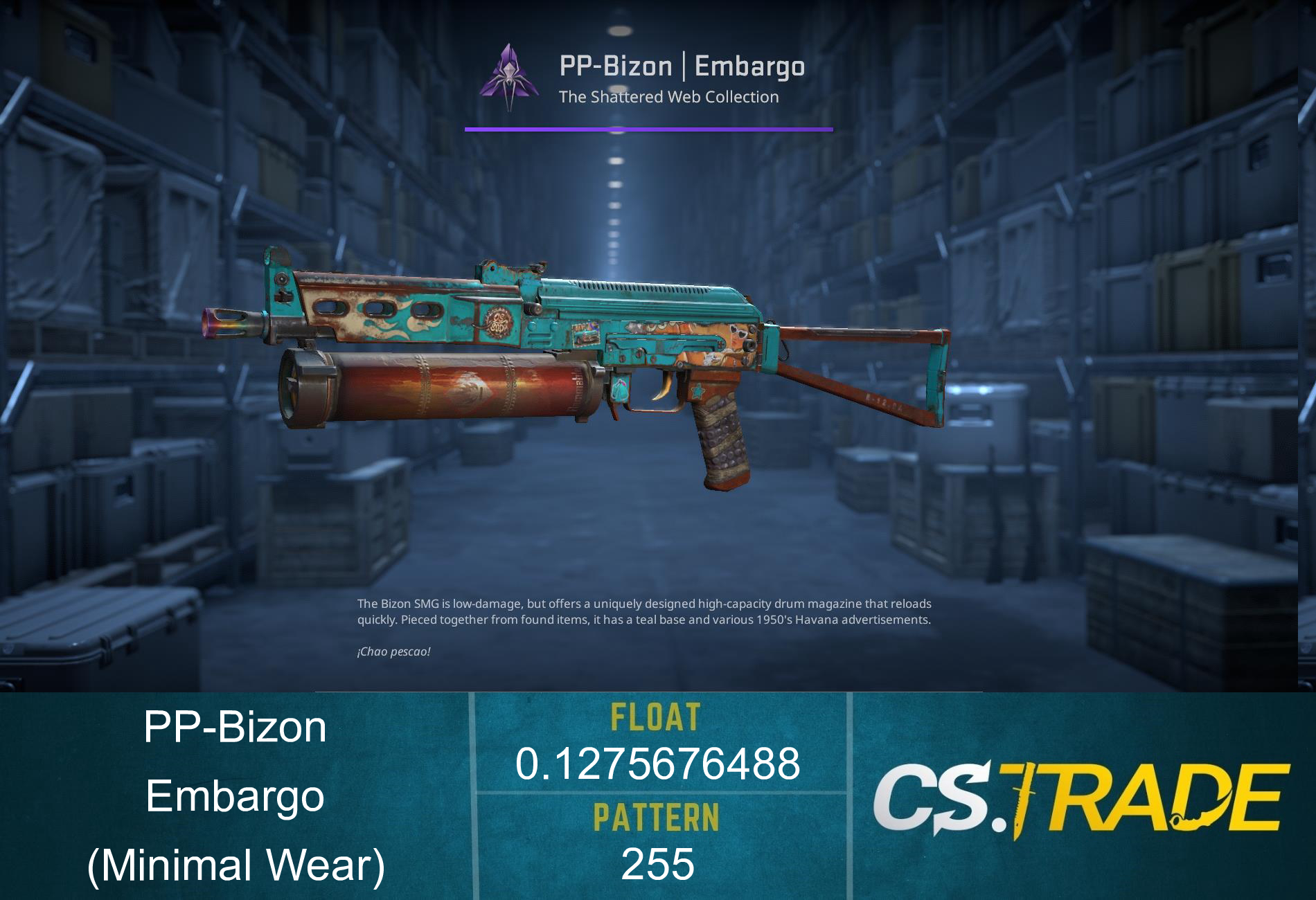 PP-Bizon | Embargo (Factory New) Screenshot
