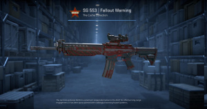 SG 553 | Fallout Warning (Battle-Scarred) Screenshot