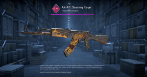 AK-47 | Searing Rage (Minimal Wear) Screenshot