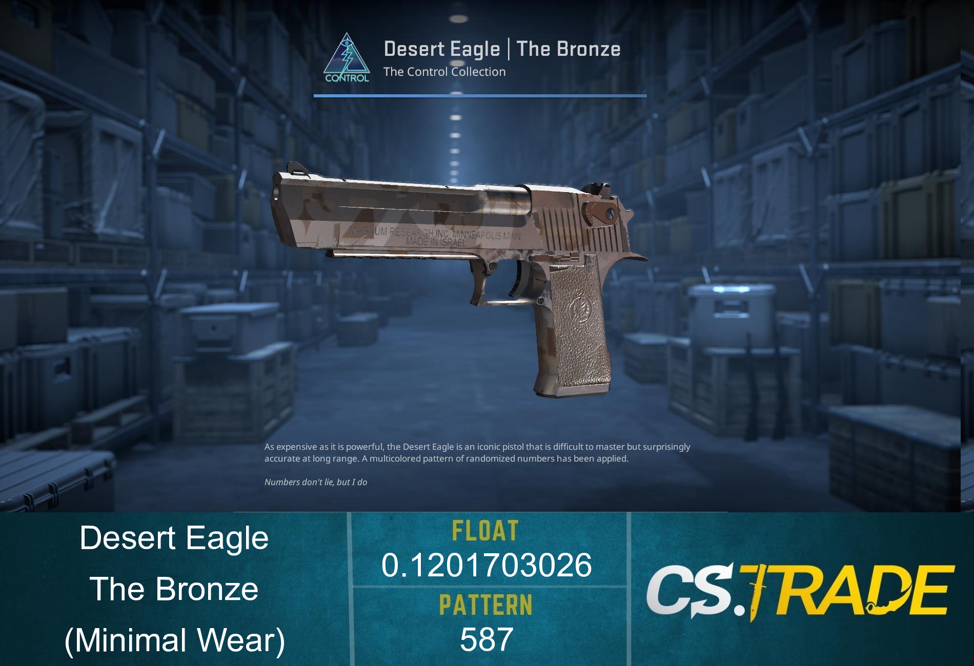 Desert Eagle | The Bronze (Minimal Wear)