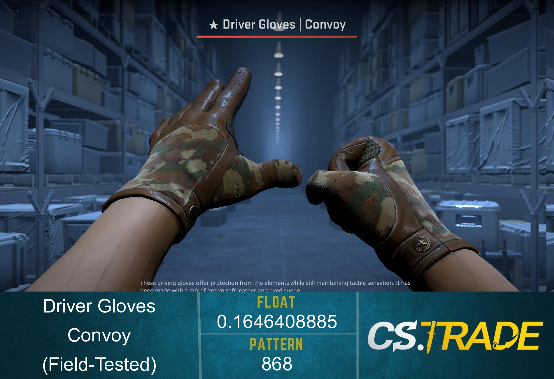 ★ Driver Gloves | Convoy (Field-Tested) Screenshot