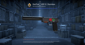 StatTrak™ USP-S | Stainless (Battle-Scarred) Screenshot
