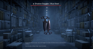 ★ Shadow Daggers | Blue Steel (Field-Tested) Screenshot