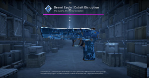 Desert Eagle | Cobalt Disruption (Minimal Wear) Screenshot