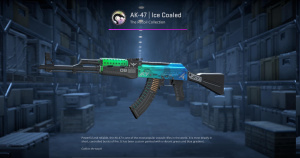 AK-47 | Ice Coaled (Minimal Wear) Screenshot