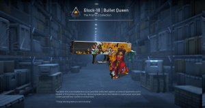 Glock-18 | Bullet Queen (Well-Worn) Screenshot