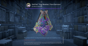 StatTrak™ Dual Berettas | Flora Carnivora (Factory New) Screenshot