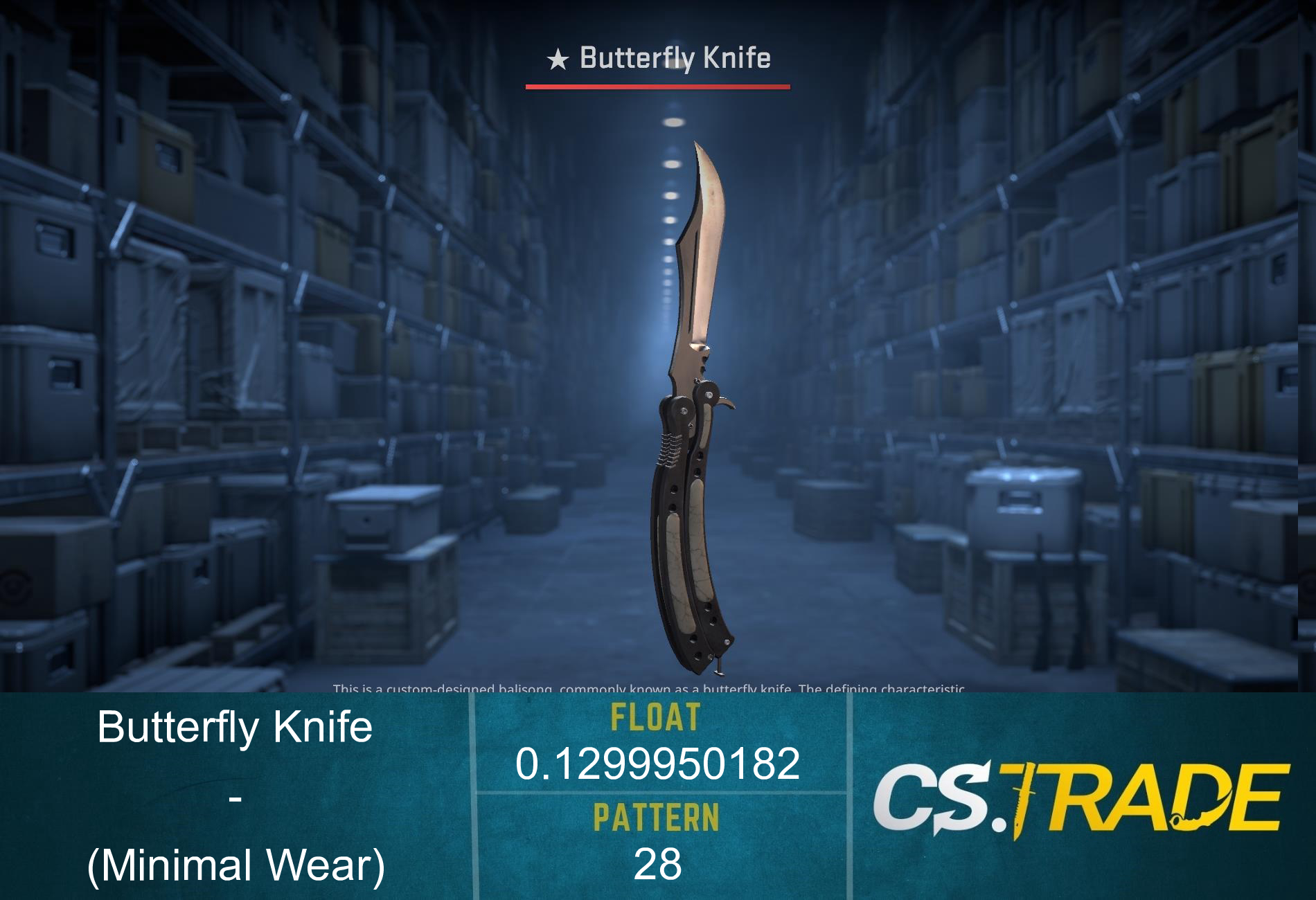 ★ Butterfly Knife | Vanilla Screenshot