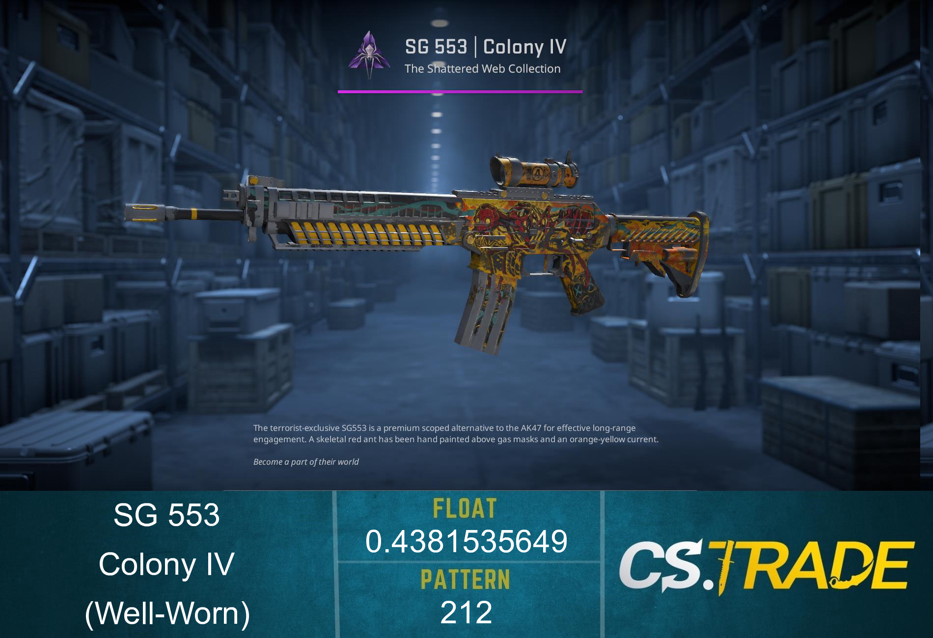 SG 553 | Colony IV (Well-Worn) Screenshot