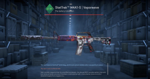 StatTrak™ M4A1-S | Vaporwave (Battle-Scarred) Screenshot