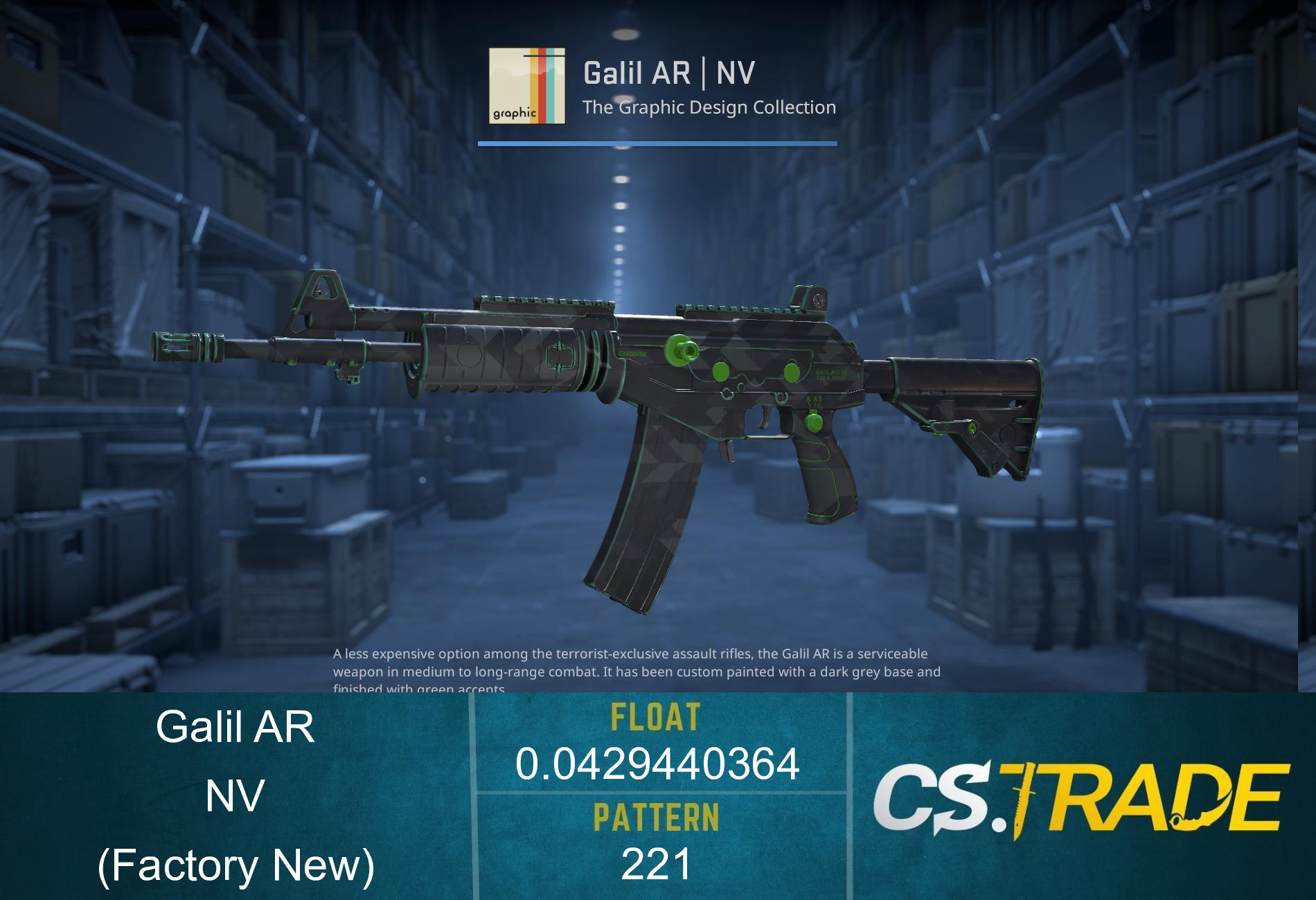 Galil AR | NV (Factory New) Screenshot