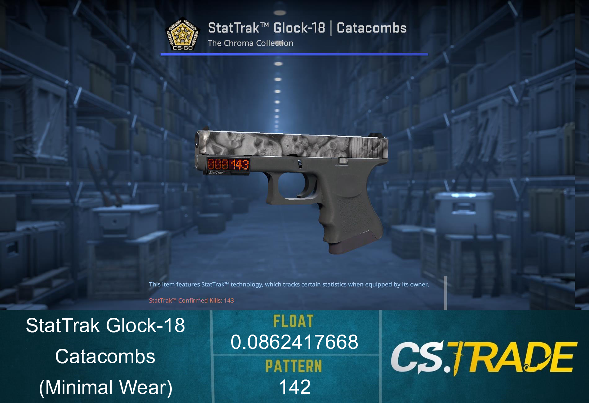 Glock-18 | Catacombs (Minimal Wear) Screenshot