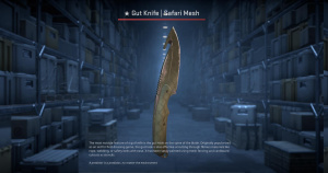 ★ Gut Knife | Safari Mesh (Field-Tested) Screenshot