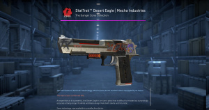 StatTrak™ Desert Eagle | Mecha Industries (Battle-Scarred) Screenshot