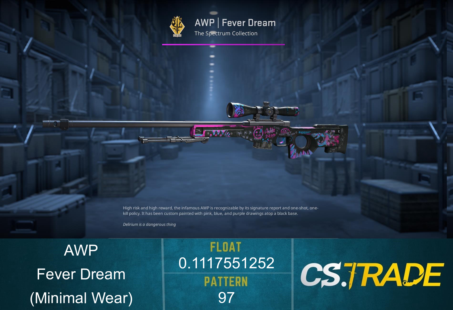 AWP | Fever Dream (Minimal Wear) Screenshot