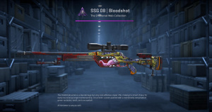SSG 08 | Bloodshot (Field-Tested) Screenshot
