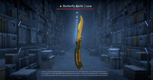 ★ Butterfly Knife | Lore (Field-Tested) Screenshot