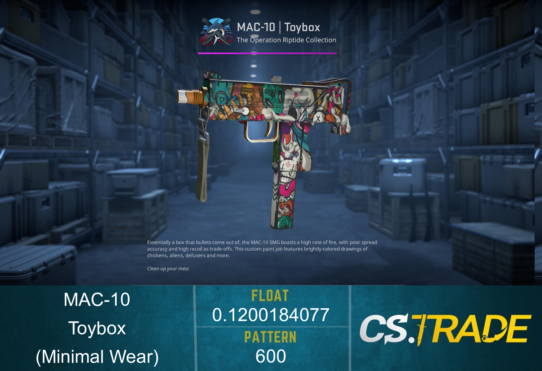 MAC-10 | Toybox (Minimal Wear) Screenshot