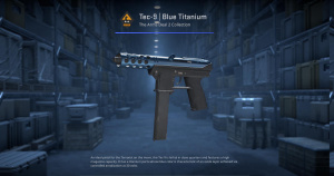 Tec-9 | Blue Titanium (Factory New) Screenshot