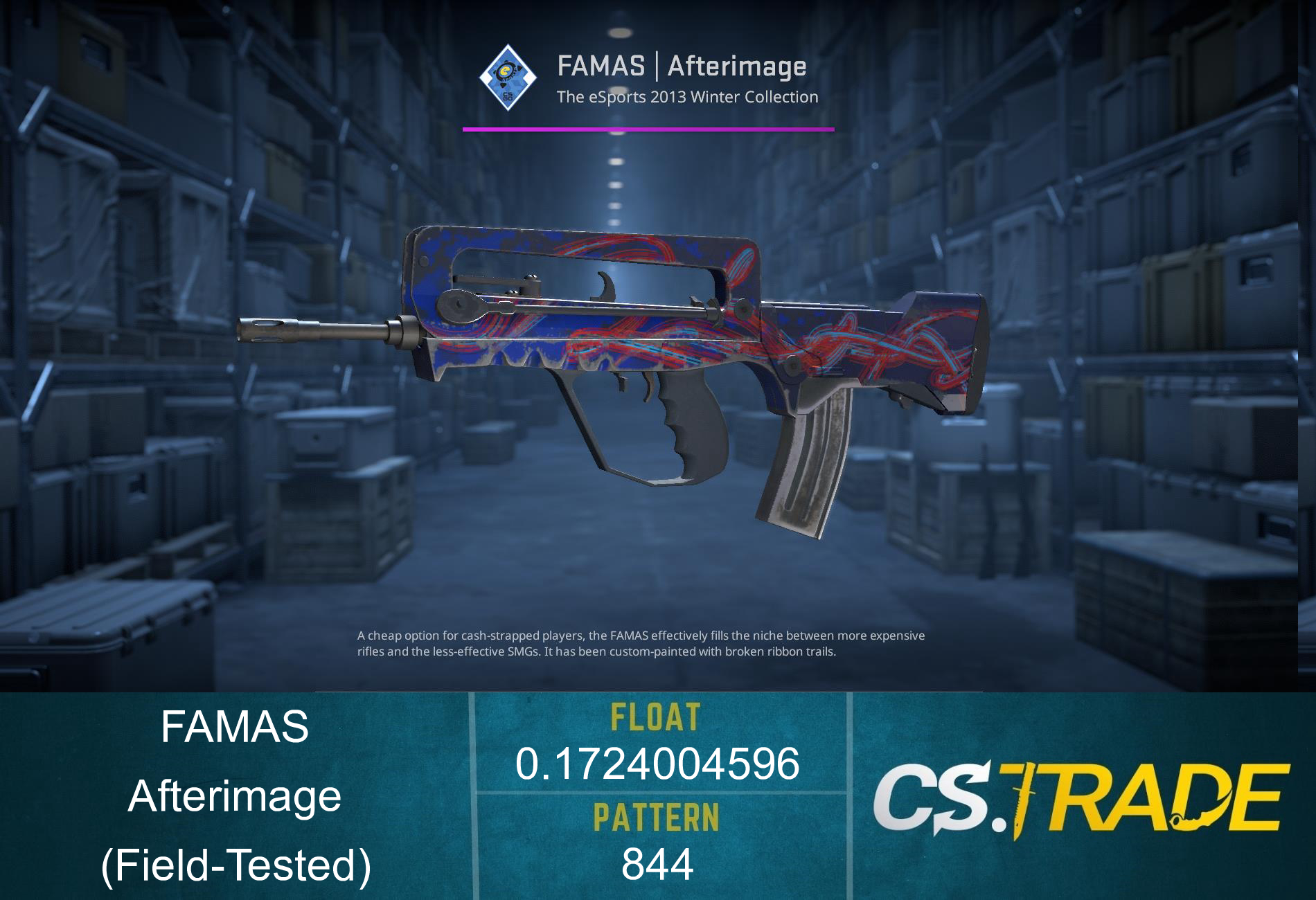 FAMAS | Afterimage (Factory New) Screenshot