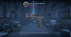 Glock-18 | Mirror Mosaic (Well-Worn) Screenshot