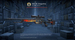SSG 08 | Dragonfire (Battle-Scarred) Screenshot