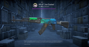 AK-47 | Ice Coaled (Battle-Scarred) Screenshot