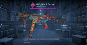 UMP-45 | K.O. Factory (Well-Worn) Screenshot