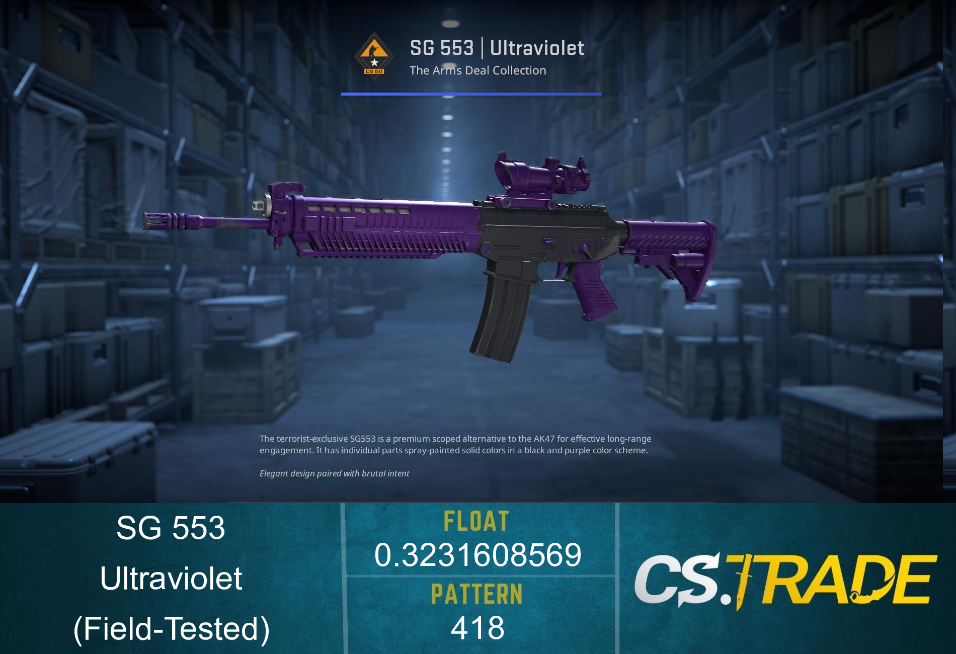 SG 553 | Ultraviolet (Field-Tested)