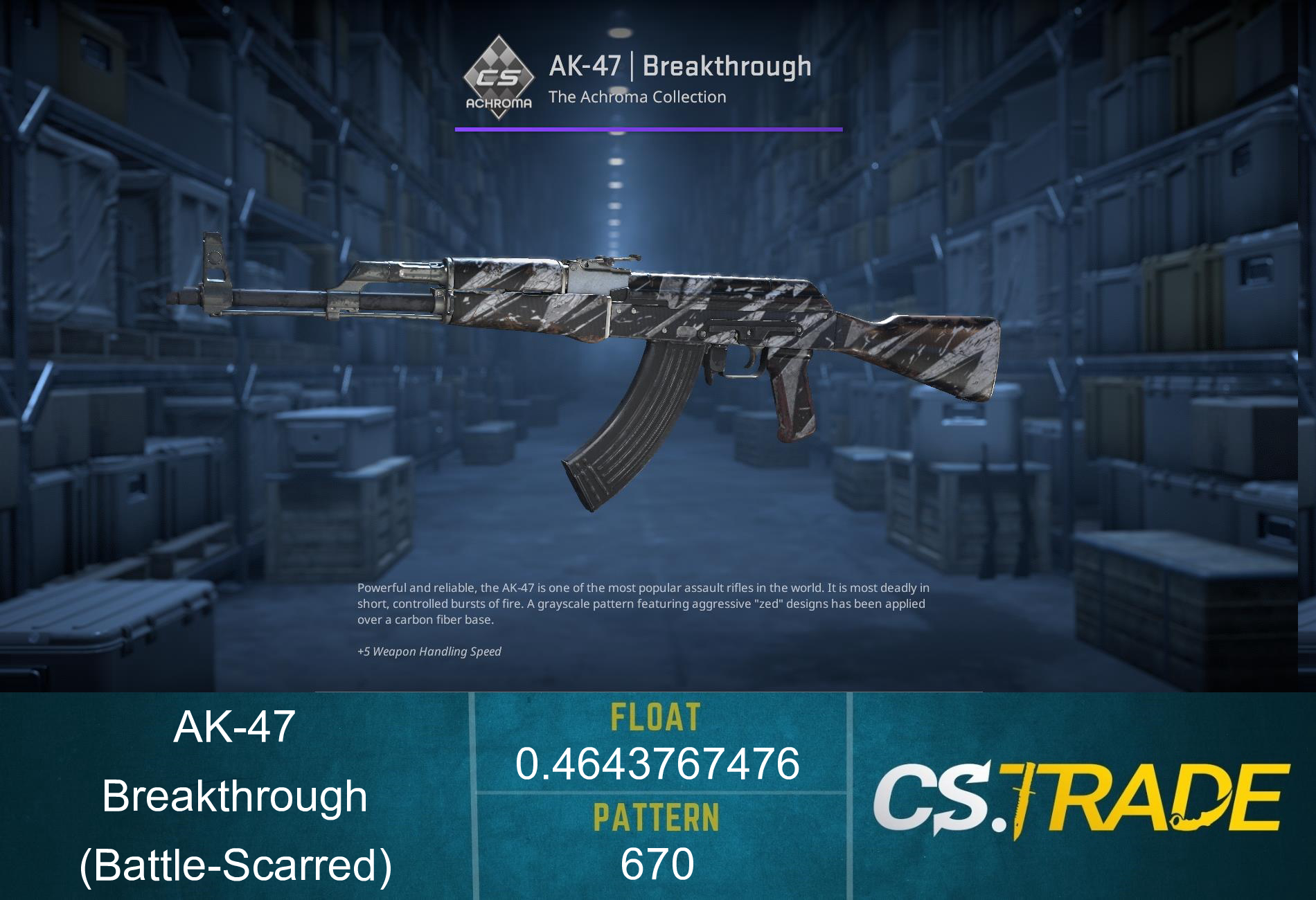 AK-47 | Breakthrough (Battle-Scarred) Screenshot