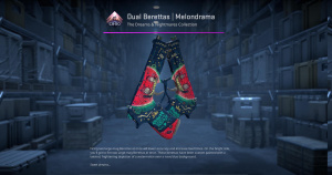 Dual Berettas | Melondrama (Battle-Scarred) Screenshot