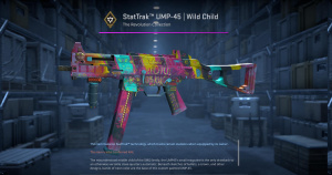 StatTrak™ UMP-45 | Wild Child (Minimal Wear) Screenshot