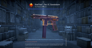 StatTrak™ Tec-9 | Sandstorm (Minimal Wear) Screenshot