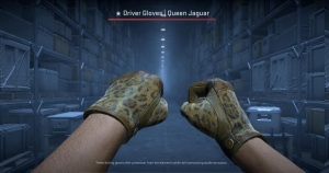 ★ Driver Gloves | Queen Jaguar (Well-Worn) Screenshot