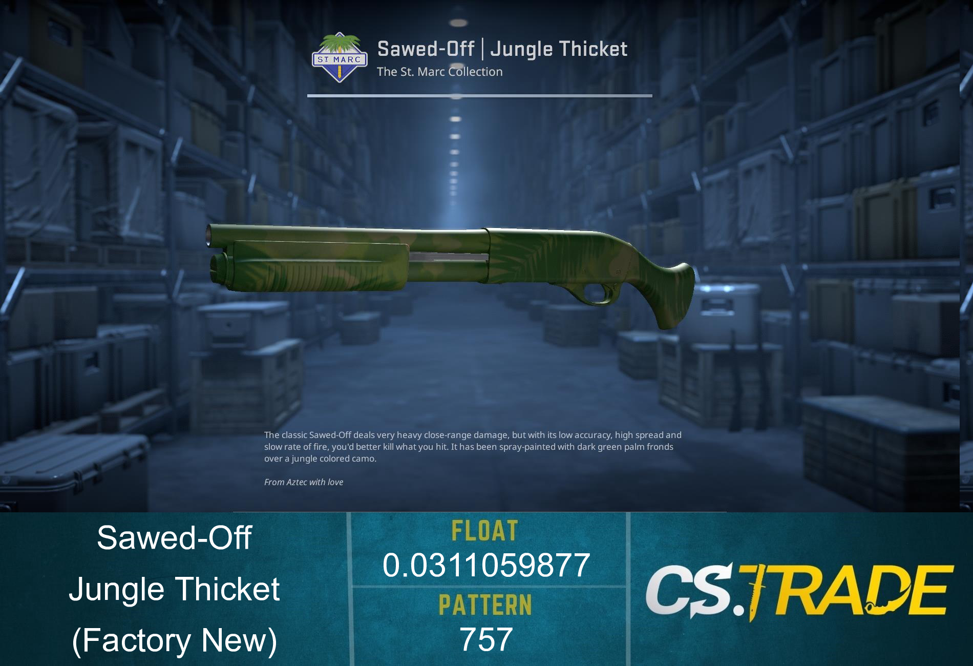Sawed-Off | Jungle Thicket (Factory New)