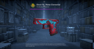 Glock-18 | Water Elemental (Minimal Wear) Screenshot
