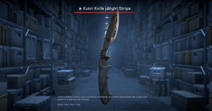 ★ Kukri Knife | Night Stripe (Well-Worn) Screenshot