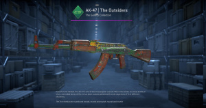AK-47 | The Outsiders (Battle-Scarred) Screenshot