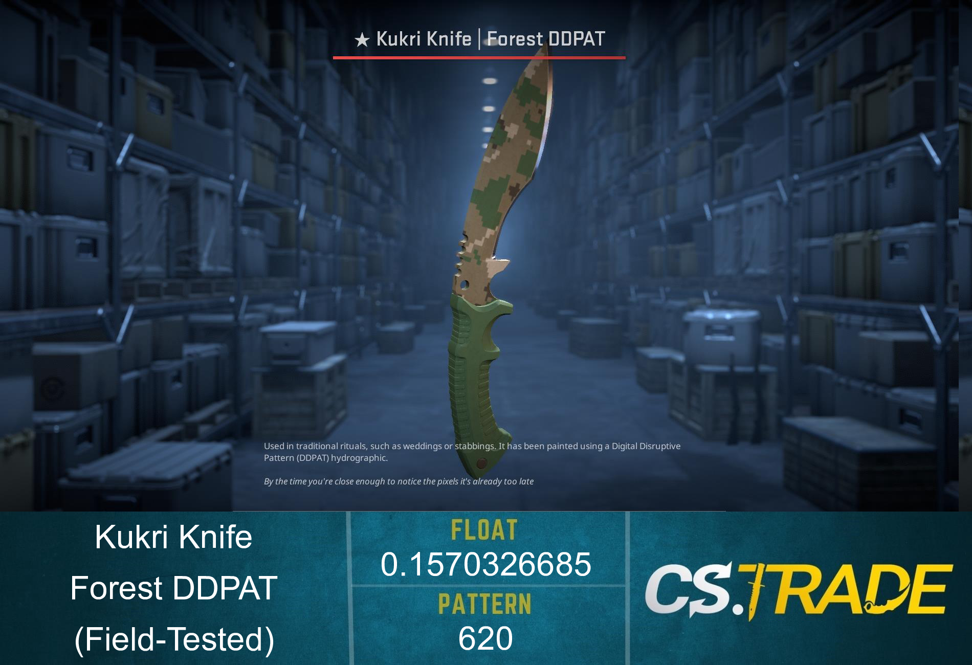 ★ Kukri Knife | Forest DDPAT (Factory New) Screenshot