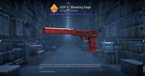 USP-S | Bleeding Edge (Minimal Wear) Screenshot