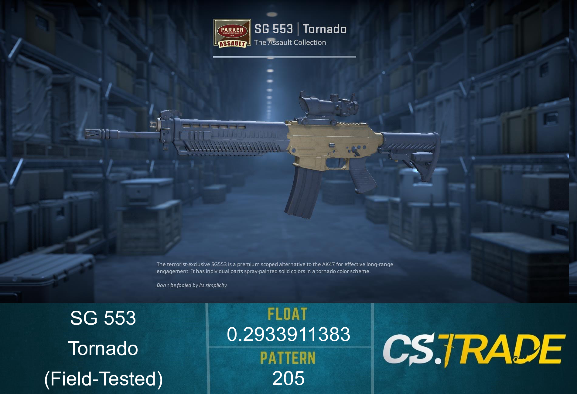 SG 553 | Tornado (Factory New) Screenshot