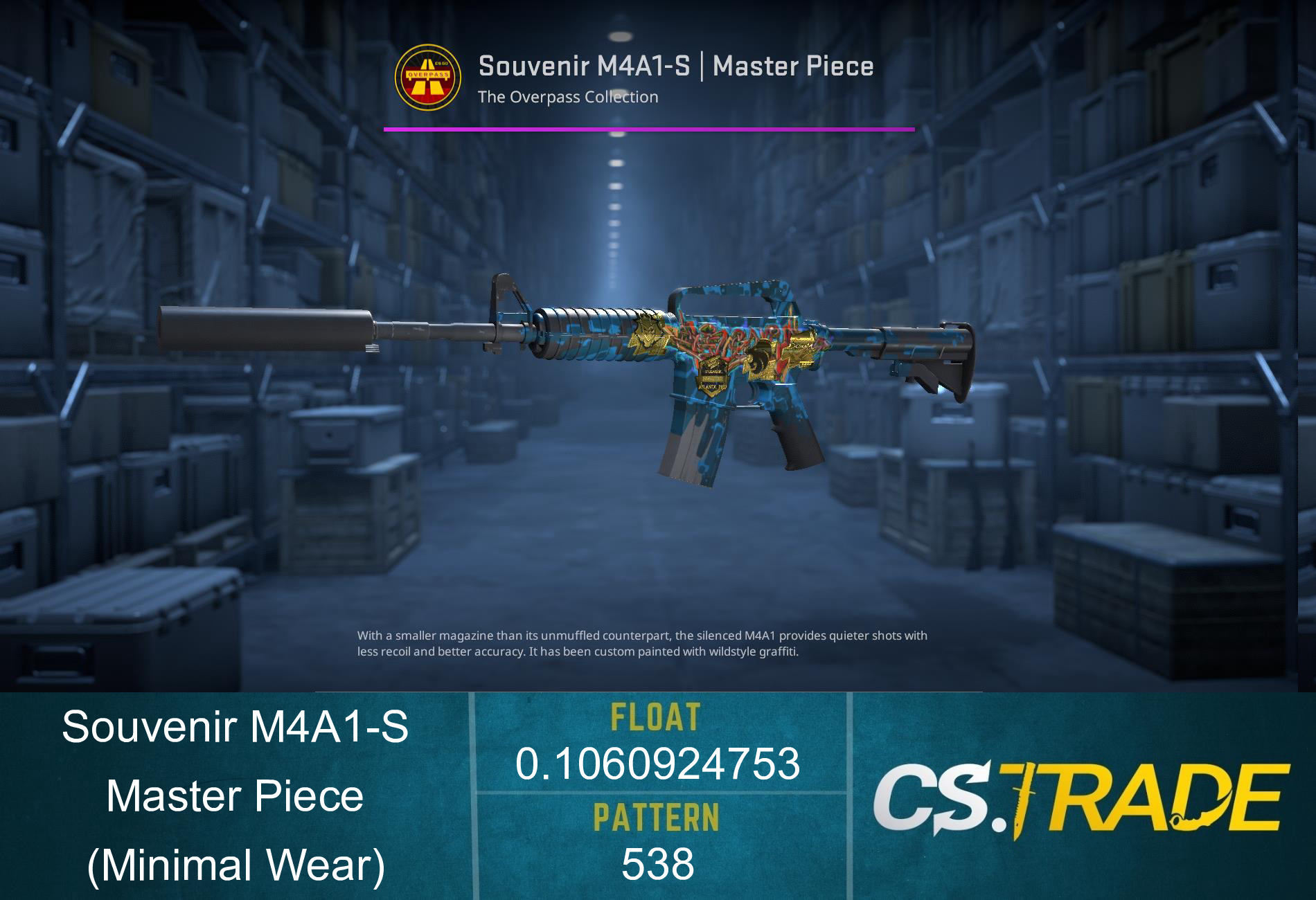 M4A1-S | Master Piece (Factory New) Screenshot