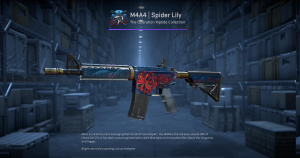 M4A4 | Spider Lily (Well-Worn) Screenshot