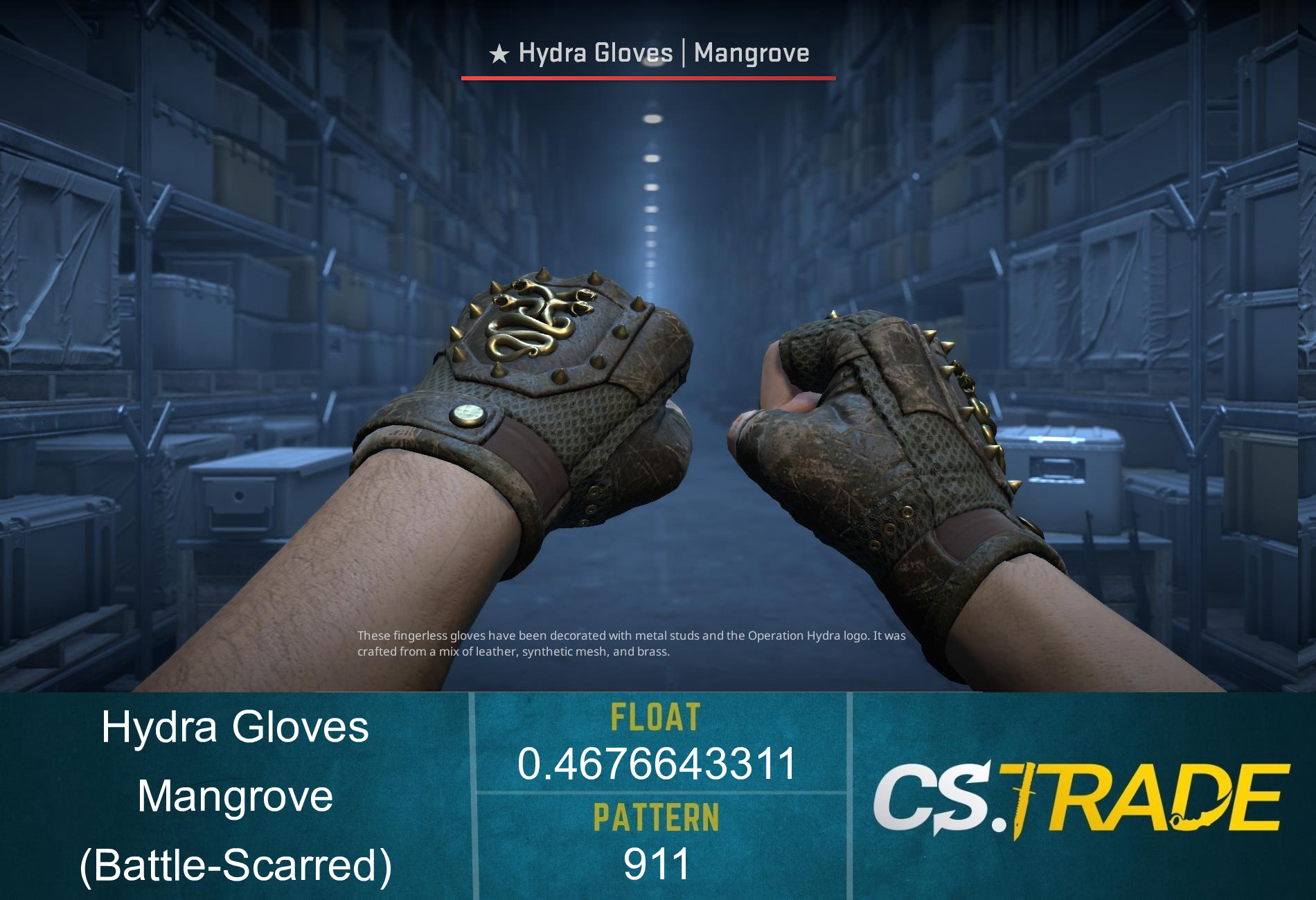 ★ Hydra Gloves | Mangrove (Battle-Scarred) Screenshot
