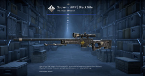 Souvenir AWP | Black Nile (Field-Tested) Screenshot