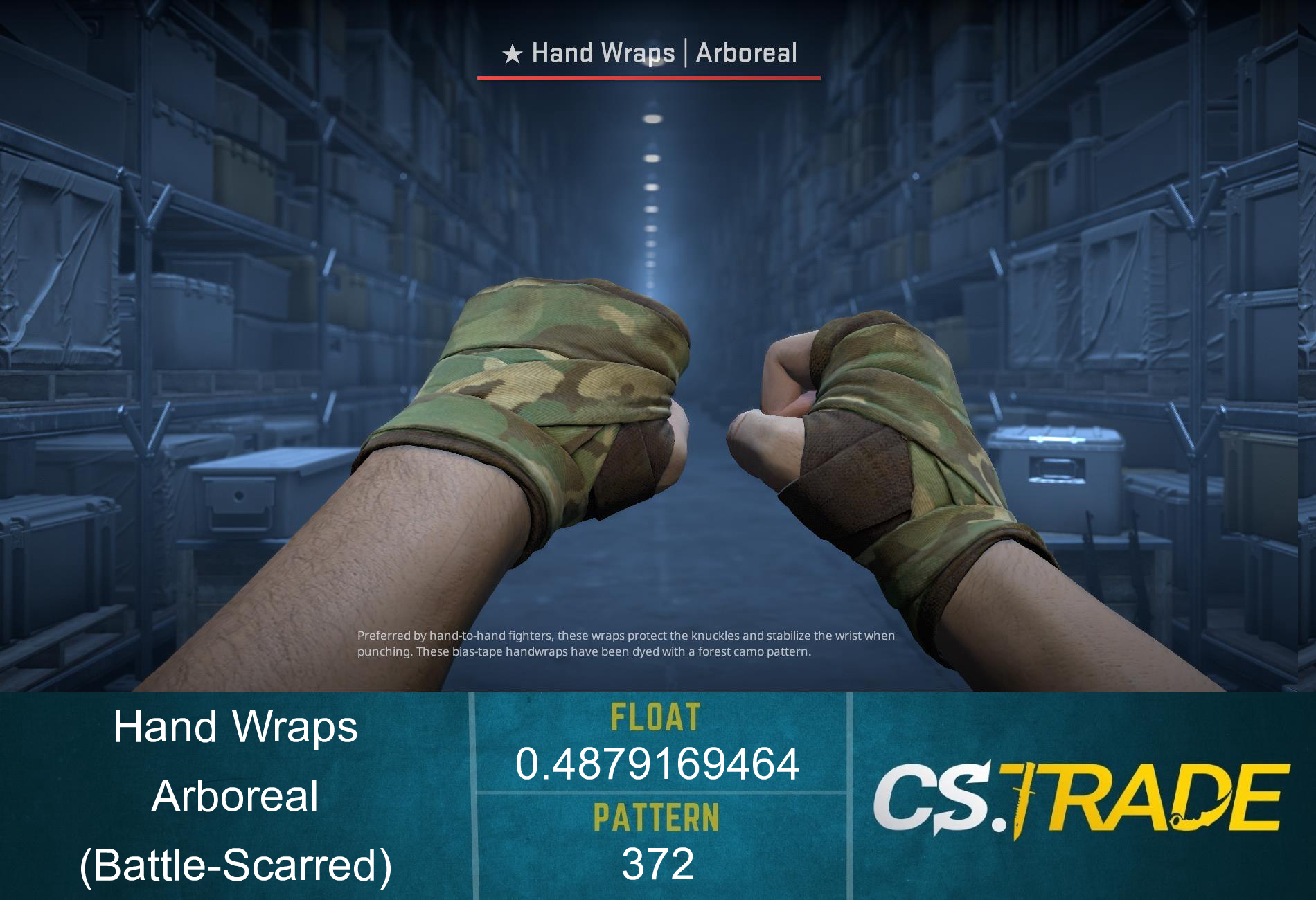 ★ Hand Wraps | Arboreal (Battle-Scarred) Screenshot